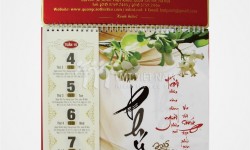 Printing of the new year calendar