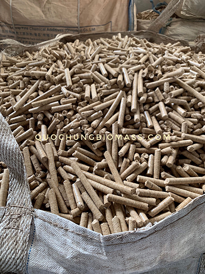 Chopped Rice Husk Briquettes