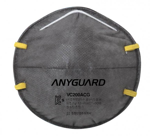 Activated carbon dust mask