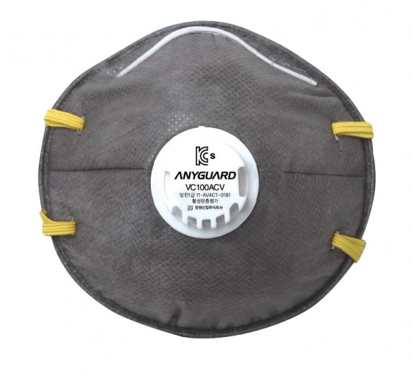 Activated carbon dust mask