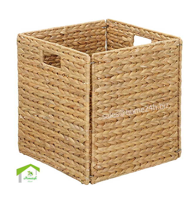 Collapsible Water Hyacinth Basket
