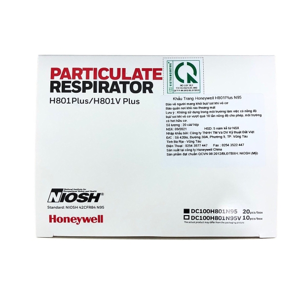 Honeywell N95 Respirator Mask