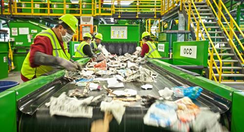 Recycling service for waste