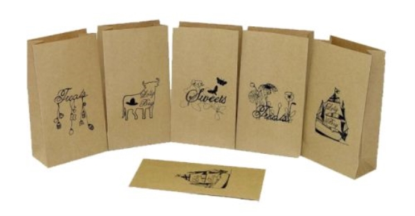 Service for designing and printing paper bags