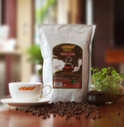 Golden coffee