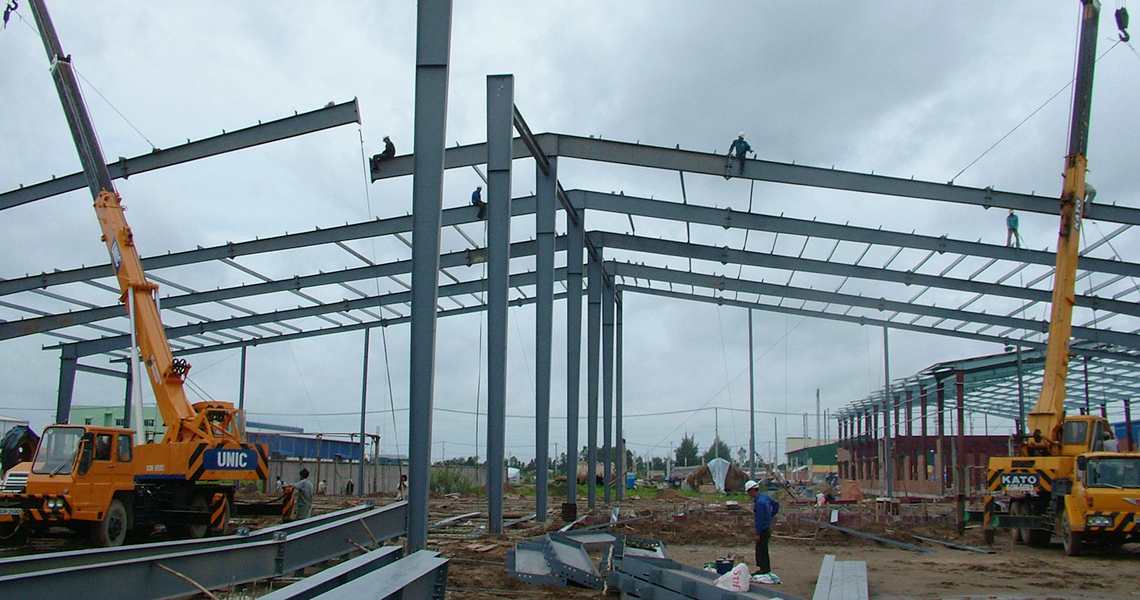 Manufacturing facility construction
