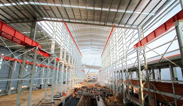 Manufacturing facility construction