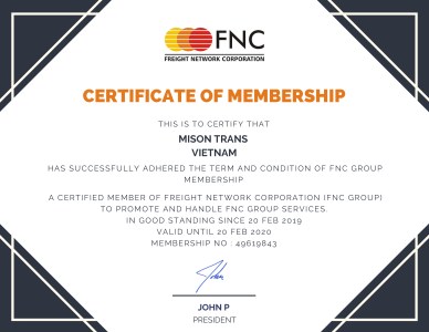 Certificates